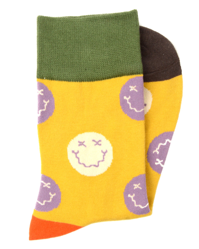 Fun Christmas Socks - Zokni Smiley Design