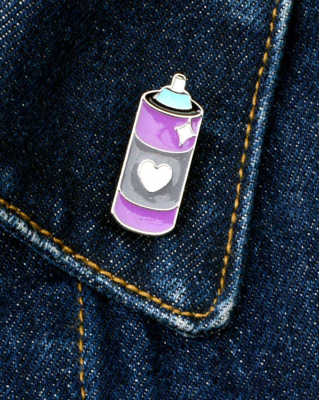 Spray Enamel Pin