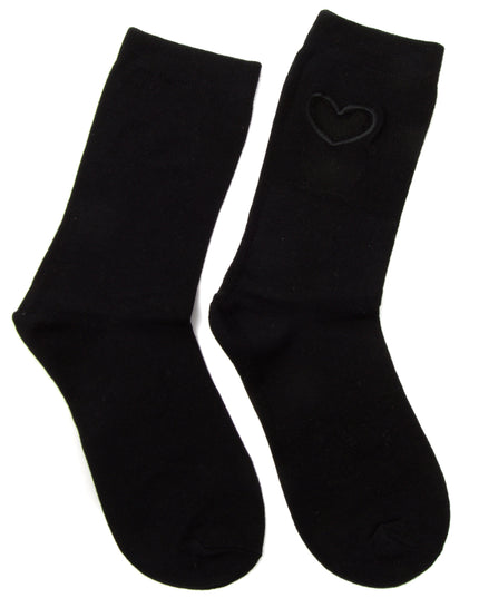 Heart Socks - Black Style