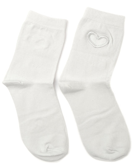 Zokni - Heart Grey Fun Christmas Socks for Adults and Kids