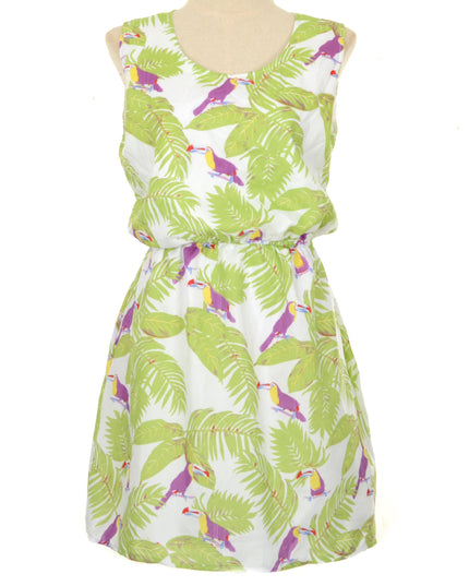 Vibrant Toucan Dress