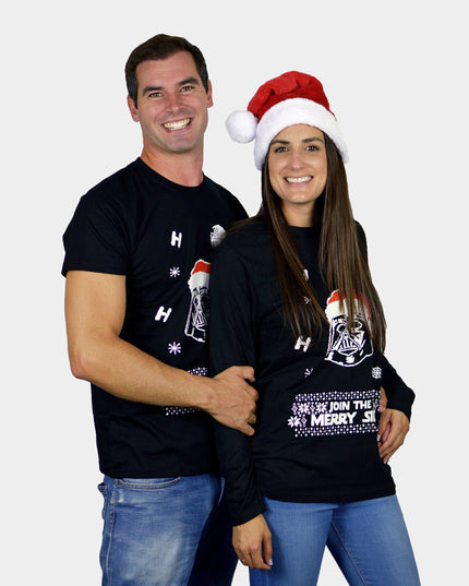 Long Sleeve Join The Merry Side Christmas T-Shirt for All