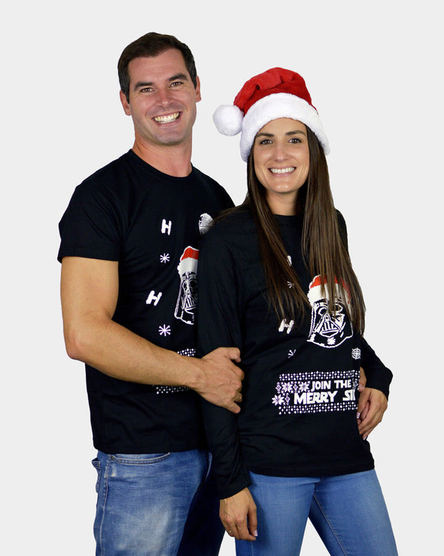 Long Sleeve Christmas T-Shirt Join The Merry Side