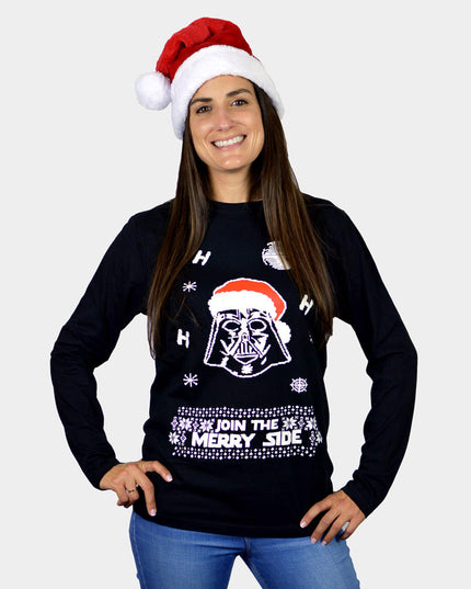 Long Sleeve Christmas T-Shirt Join The Merry Side