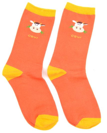Cow Fun and Festive Socks