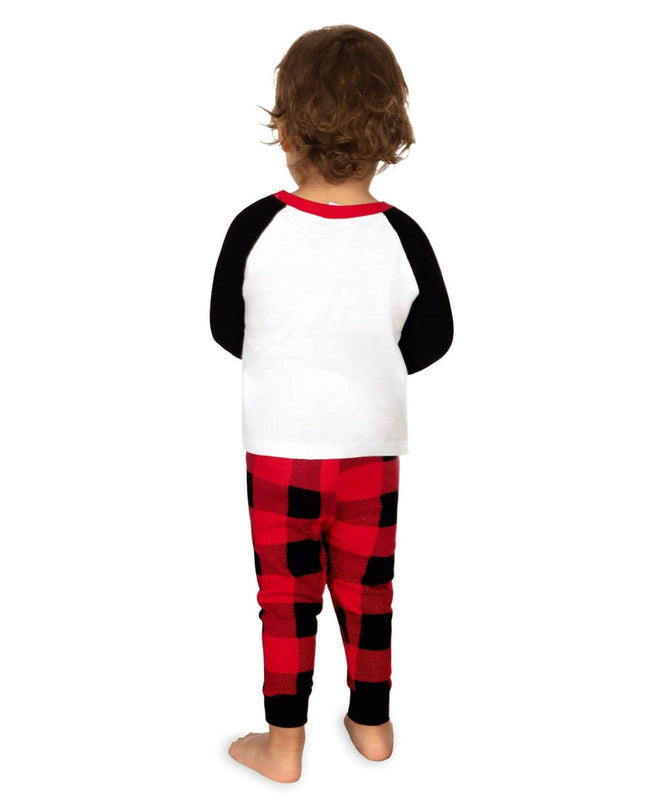 Toddler Boy's Team Santa Crew Neck Pajama Set