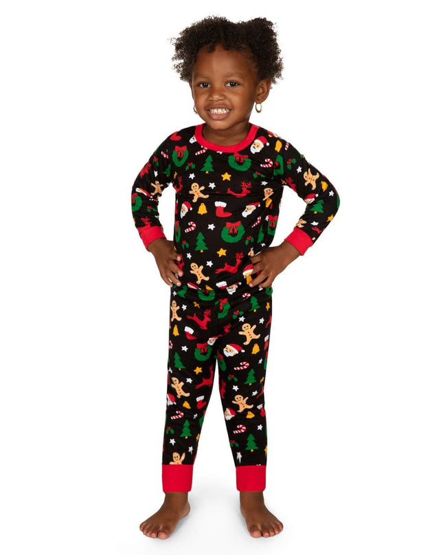 Toddler Girl's Cookie Cutter Crew Neck Pajama Set