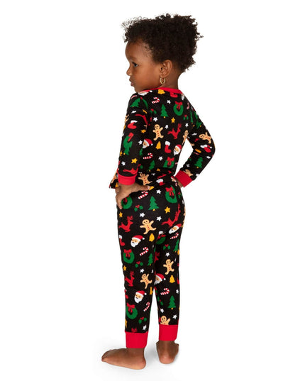Toddler Girl's Cookie Cutter Crew Neck Pajama Set