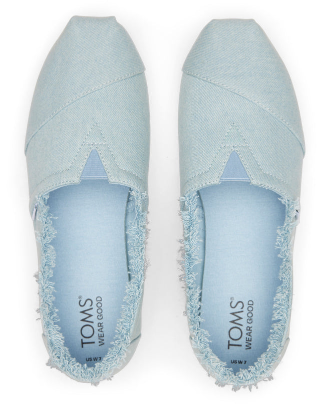 TOMS Alpargata - Pastel Blue Washed Denim