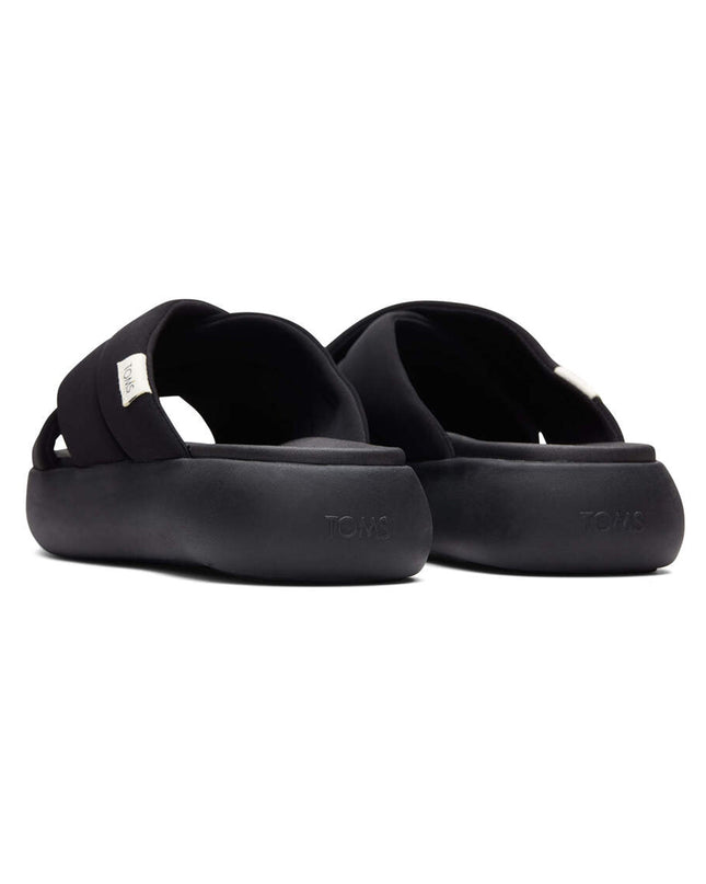 Black Mallow Crossover Alpargata Slippers by TOMS