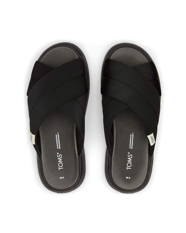 TOMS Alpargata Mallow Crossover - Black Slippers
