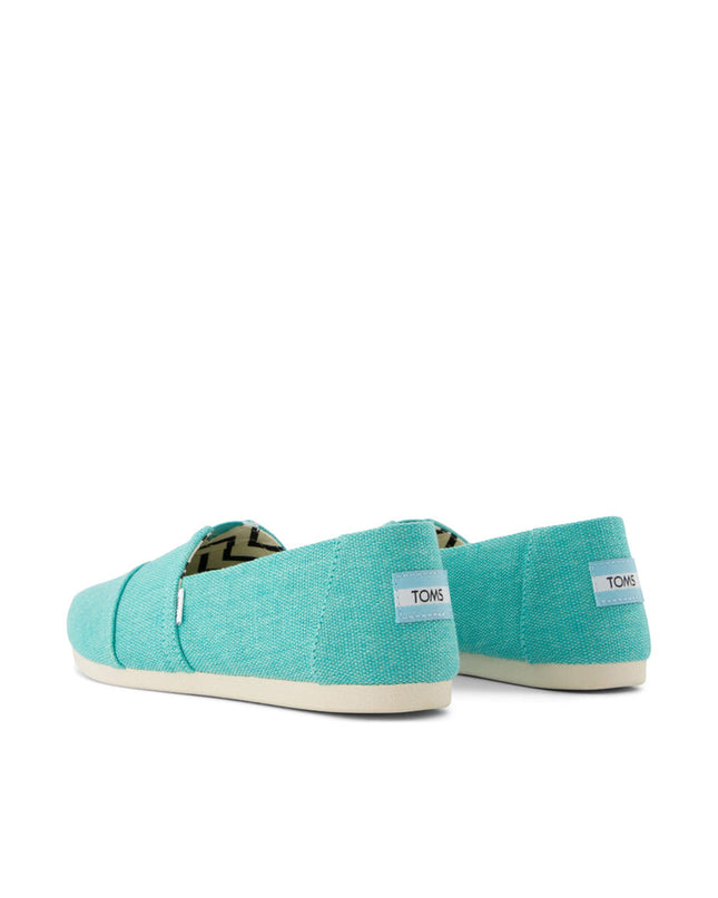 TOMS Alpargata Classic - Aqua Heritage Canvas