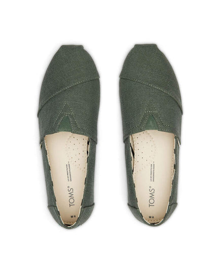TOMS Alpargata - Bonsai Green Heritage Canvas Slippers