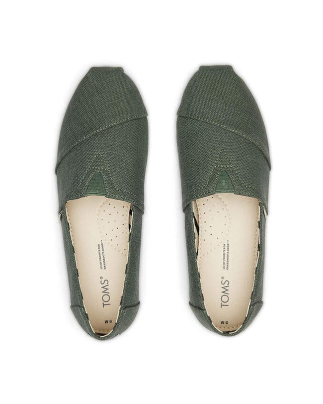 TOMS Alpargata - Bonsai Green Heritage Canvas Slippers