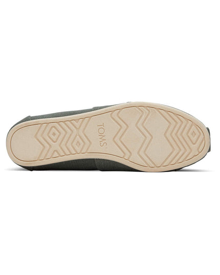 Bonsai Green Canvas Slippers by TOMS