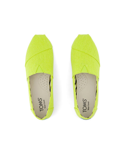 TOMS Alpargata Classic - Lime Heritage Canvas