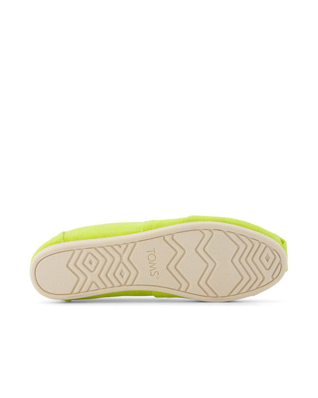 TOMS Alpargata Classic - Lime Heritage Canvas