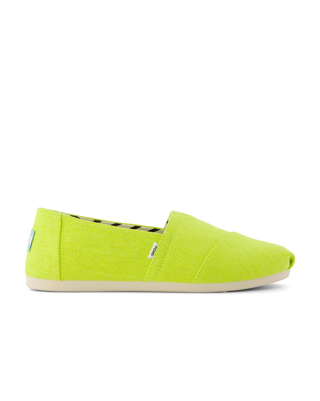 TOMS Alpargata Classic - Lime Heritage Canvas