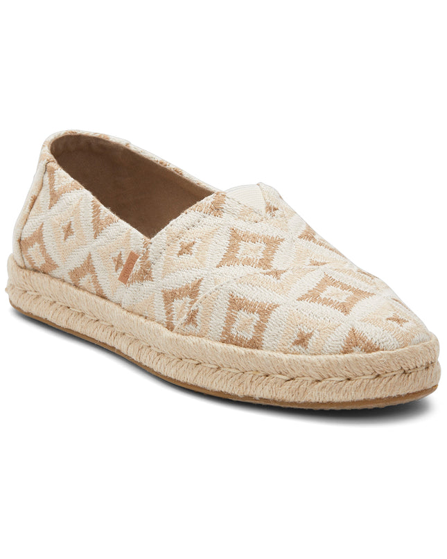 TOMS Alpargata Rope - Natural Geometric Woven