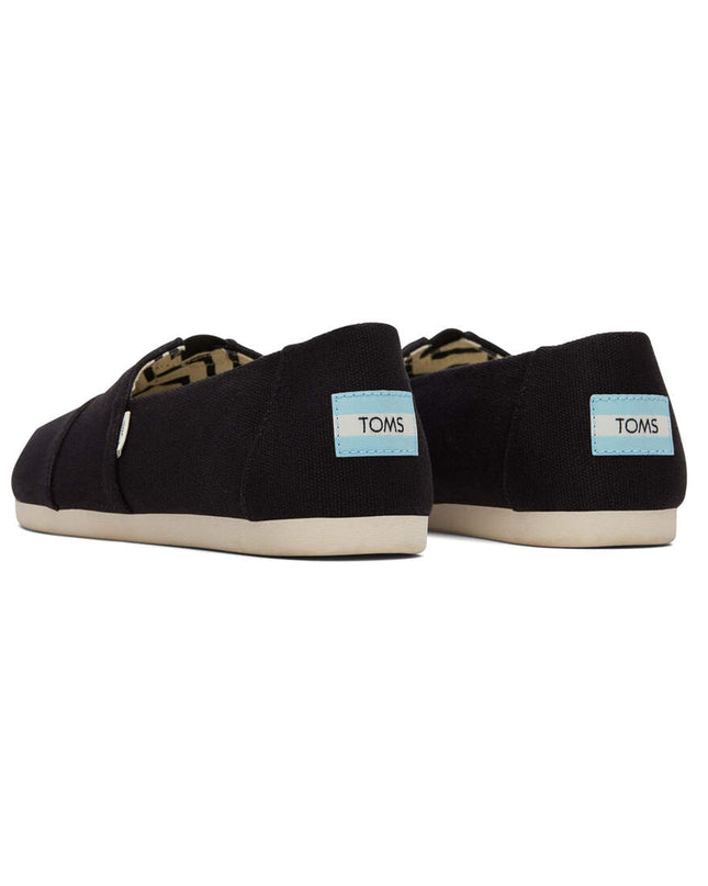 TOMS Recycled Cotton Canvas - Black Slippers