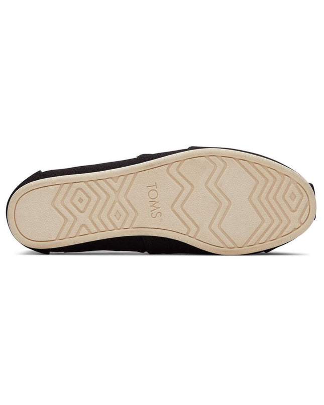 TOMS Recycled Cotton Canvas - Black Slippers