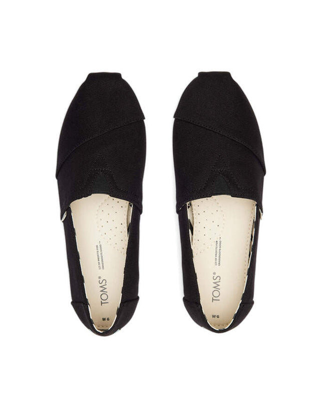 TOMS Recycled Cotton Canvas - Black Slippers