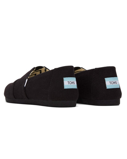 TOMS Recycled Cotton Canvas - Black Slippers