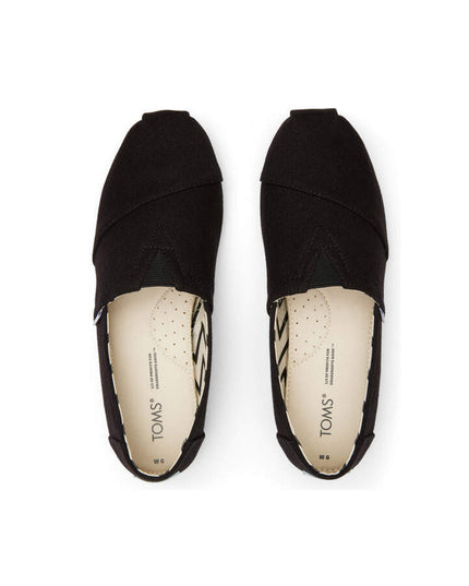TOMS Recycled Cotton Canvas - Black Slippers