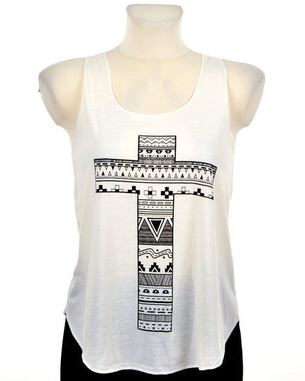 Loose Tank Top - Cross