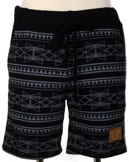 Geometric Loungewear Shorts