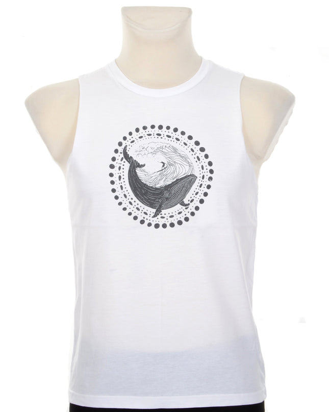 Unisex Whale Print Tank Top