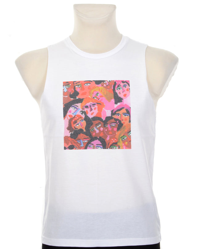 Unisex Girls Design Tank Top