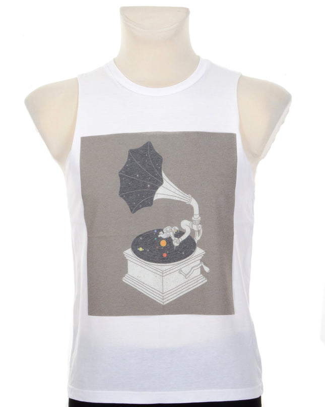 Unisex Vintage Gramophone Tank Top