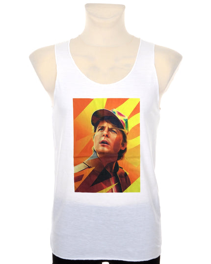 Unisex Marty McFly Movie Tank Top