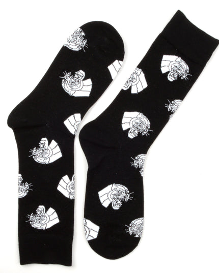 Fun Christmas Socks - Leopard Design I