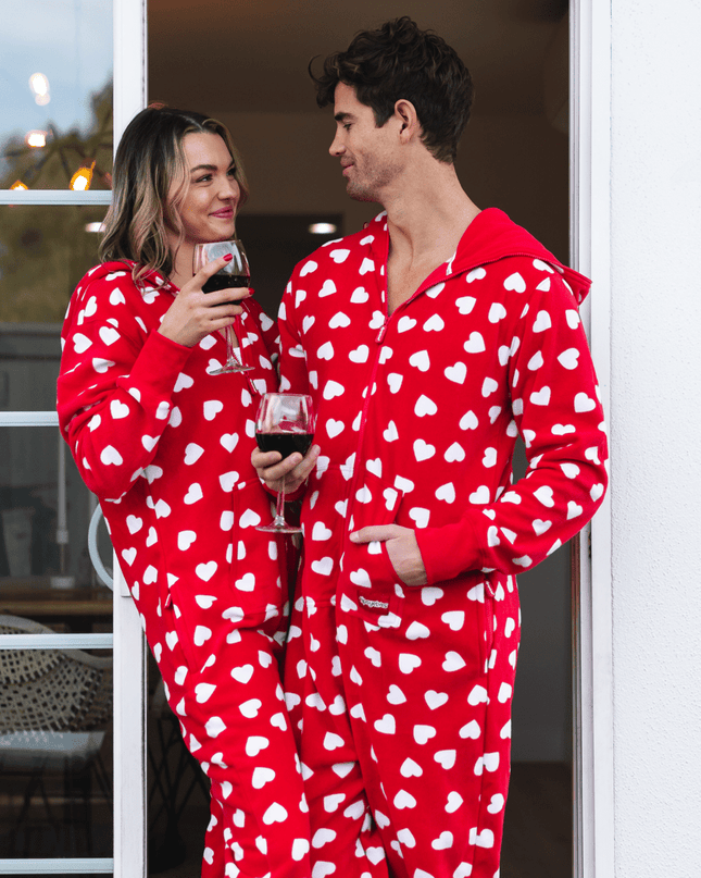 Men's Beating Hearts Jumpsuit