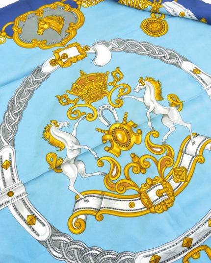 Vintage Scarf - Equestrian Crest