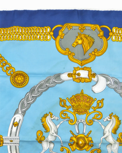 Vintage Scarf - Equestrian Crest