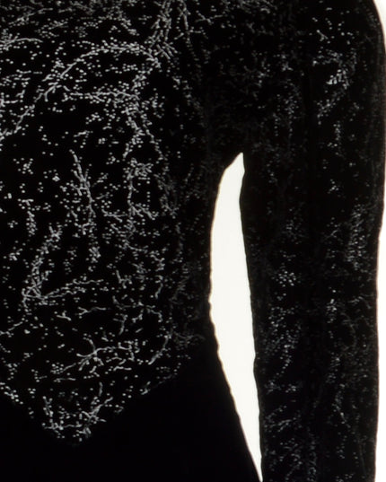 Black Vintage Velvet Dress