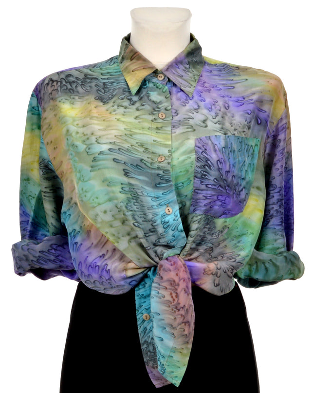 Vintage Batik Blouse