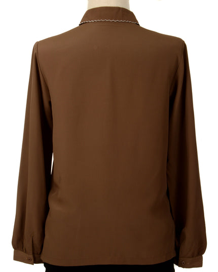 Brown Vintage Blouse