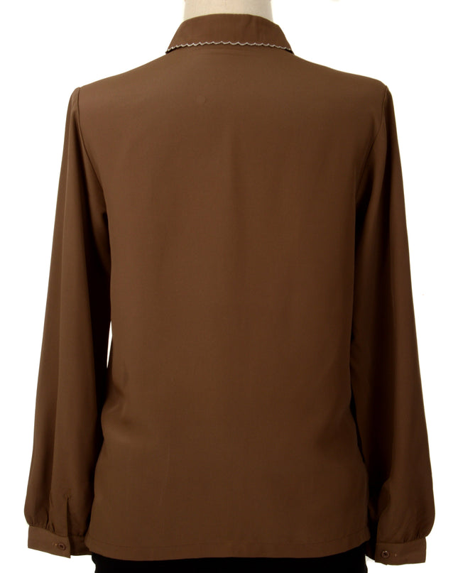 Brown Vintage Blouse