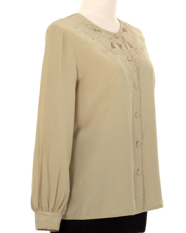 Vintage Blouse - Perforated