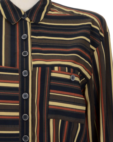 Vintage Striped Blouse