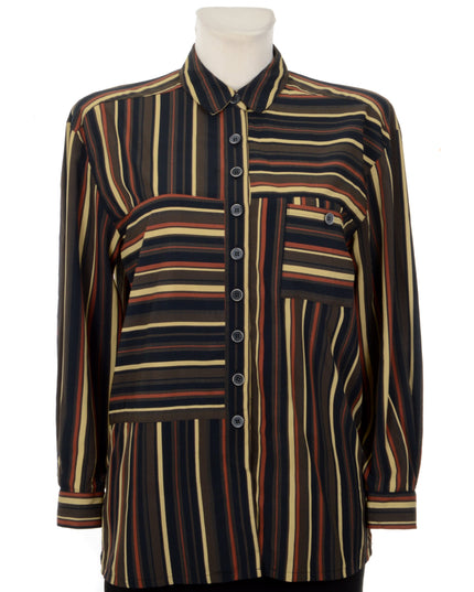 Vintage Striped Blouse
