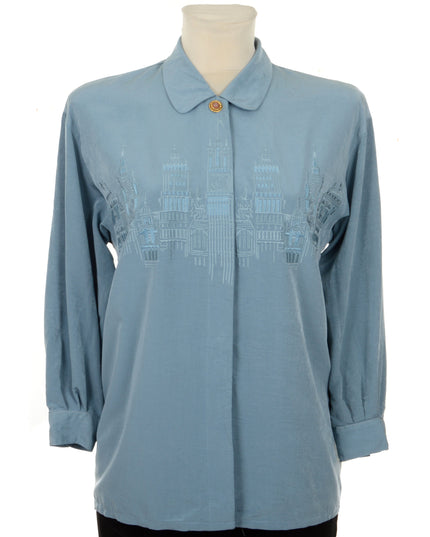 Vintage Cityscape Blouse