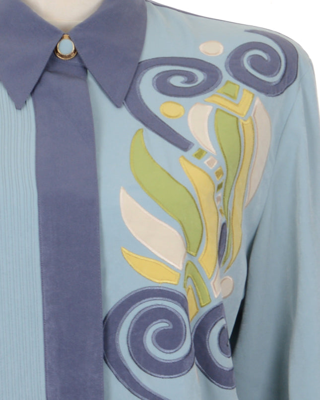 Vintage Patchwork Blouse