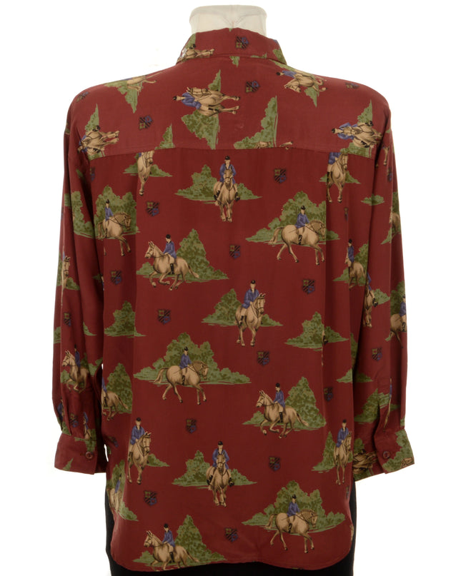 Vintage Equestrian Blouse