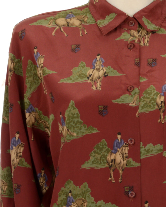 Vintage Equestrian Blouse