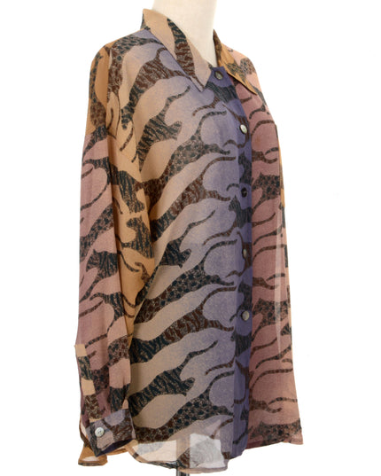 Vintage Blouse - Cheetah